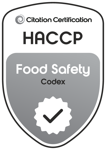 HACCP food safety certification badge